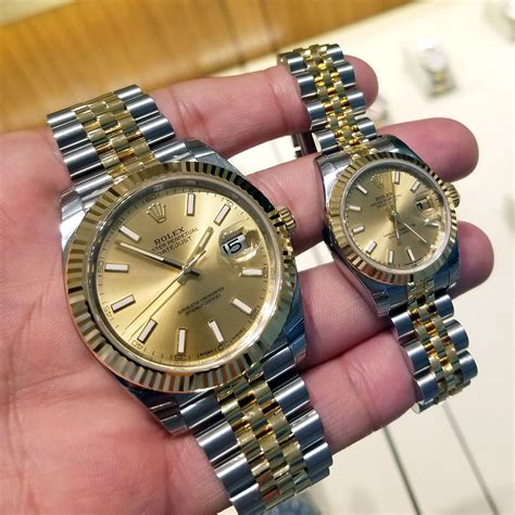 his and hers rolex datejust.